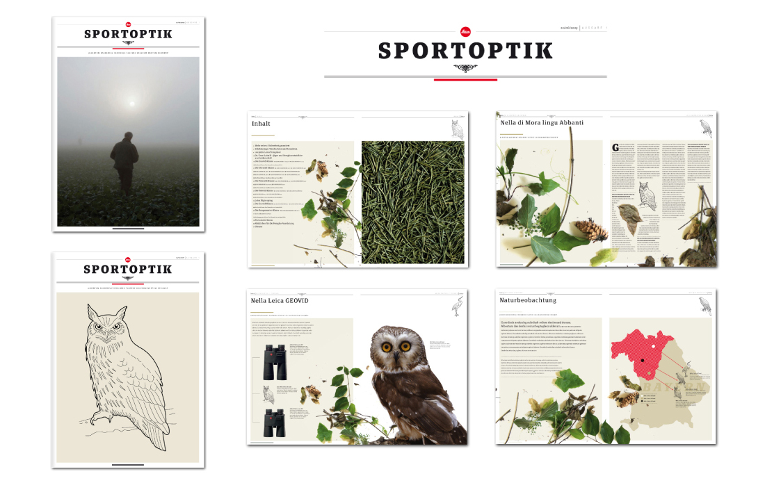 LEICA SPORTOPTIK: Leica, Broschürensystematik für den Bereich Sportoptik